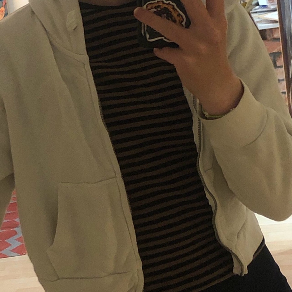 white crystal hoodie